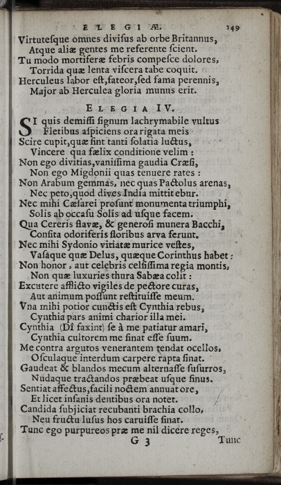 Photograph of Thomas Maitland: Elegia III. Ad Ludovicum Duretum, medicum, ut febris quaertanae aegritudine levaret